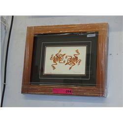Framed print: "Haida Frog" by Bill Reid