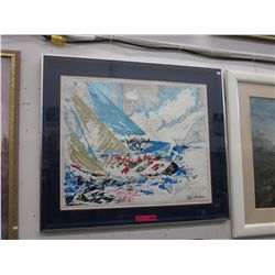 Autographed America Cup challenge print