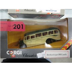 Corgi die-cast Bedford Type OB Coach