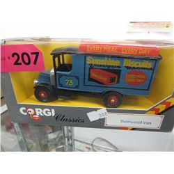 Die-cast Corgi Classics Thornycroft van