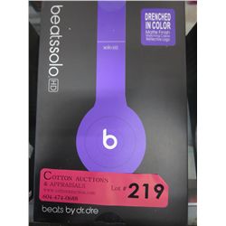 Purple HD headphones - Not authenticated