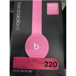 Pink HD headphones - Not authenticated