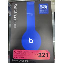 Blue HD headphones - Not authenticated