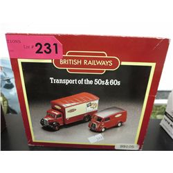 Corgi die-cast British railway vans