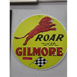 Tin Gilmore advertising sign - 24"