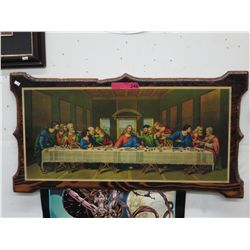 "The Last Supper" print - Lacquer board