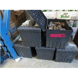 5 Containers of rhino bits