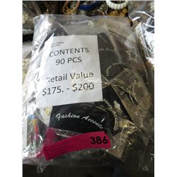 New fashion jewelry, wrapped for retail - 90 pcs