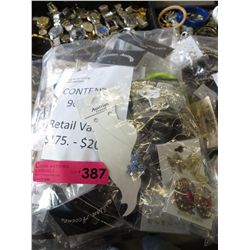 New fashion jewelry, wrapped for retail - 90 pcs