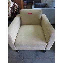 Contemporary style upholstered chair - used