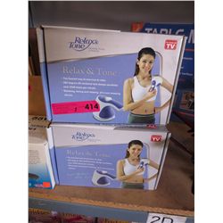 NEW - 2 Relax and Tone massagers
