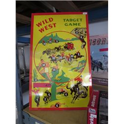 Wild West tin Target Game