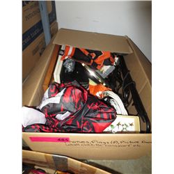 Box of assorted household goods