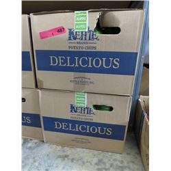 2 Cases of Kettle Brand Jalapeno chips