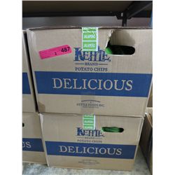 2 Cases of Kettle Brand Jalapeno chips