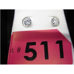New crystal post back earrings