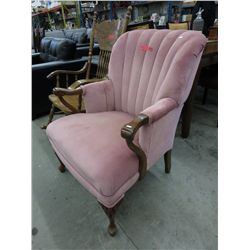 Vintage upholstered arm chair