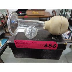 Antique breast pump in original box