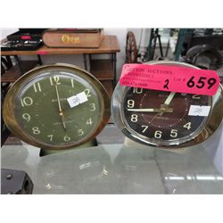 2 Vintage Westclox alarm clocks "Big Ben"