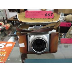 Vintage Agfa camera and case