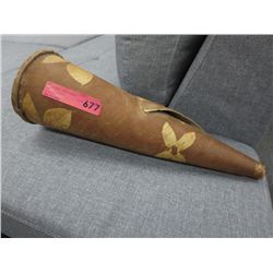 Birch bark moose call, circa 1930's
