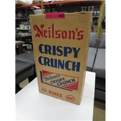 Vintage box from Neilson's Crispy Crunch bars