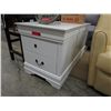 Image 1 : 3 NEW white bedside tables