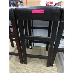 Leather topped stool