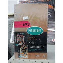 1982 NHL Parkhurt hockey trading cards