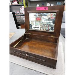 1930's Walnut makeup box
