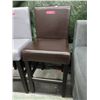 Image 1 : NEW brown leather dining chair