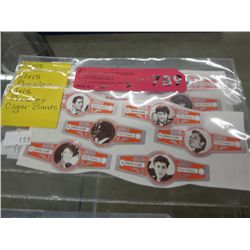 18 Elvis Presley cigar bands