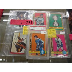 1972 & 77 Opee Chee hockey cards