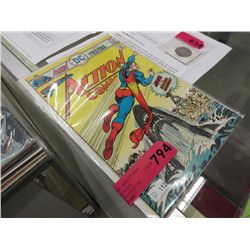 10 Collector comics w/ "1976 Action Superman"