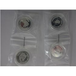 4 x .999 silver art rounds - only 1000 minted