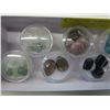 Image 2 : 9 Gem jars: assorted loosed gemstones