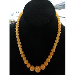 Mandarin quartz necklace