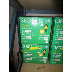 2 Cases of Vinyl gloves - XL