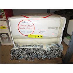 Queen size cream coloured electric blanket