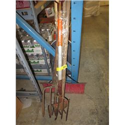 Garden tools, Pitch forks, edger etc.