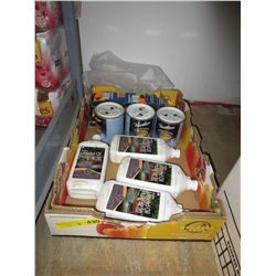 Linseed oil, varathane & sanding blocks