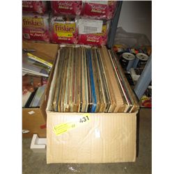 Vintage LP records, approx. 40.