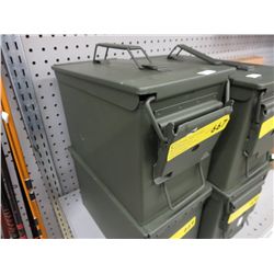 Metal green ammo box- empty
