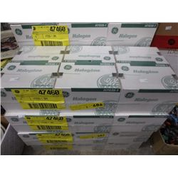 2 Cases of GE halogen bulbs - H7935-1