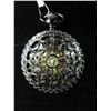 Image 1 : Spider web mechanical skeleton pocket watch