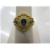 Image 1 : Mystic topaz ring with 2 side diamonds
