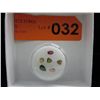 Image 2 : Gem jar: 6 multi coloured sapphires