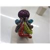 Image 1 : Cut, set coloured crystal octopus ring