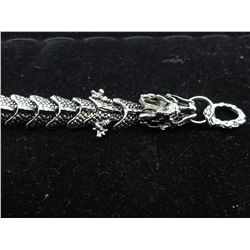 Unique dragon bracelet with toggle clasp