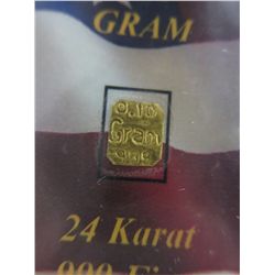 2 x .999 solid gold American mint bars
